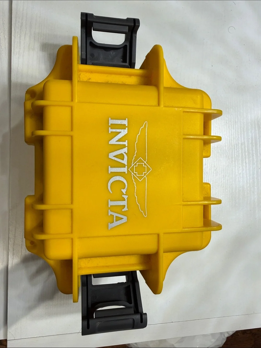 Invicta Yellow Protective Case for Watch- Rugged Carrying Case